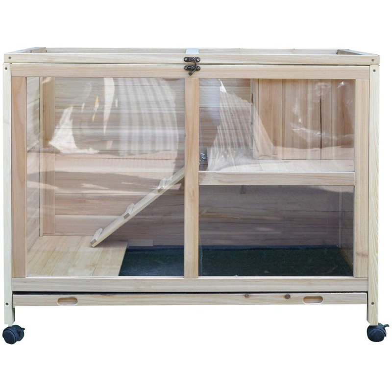 Archie & Oscar Bryson Weather Resistant Rabbit Hutch with Ramp